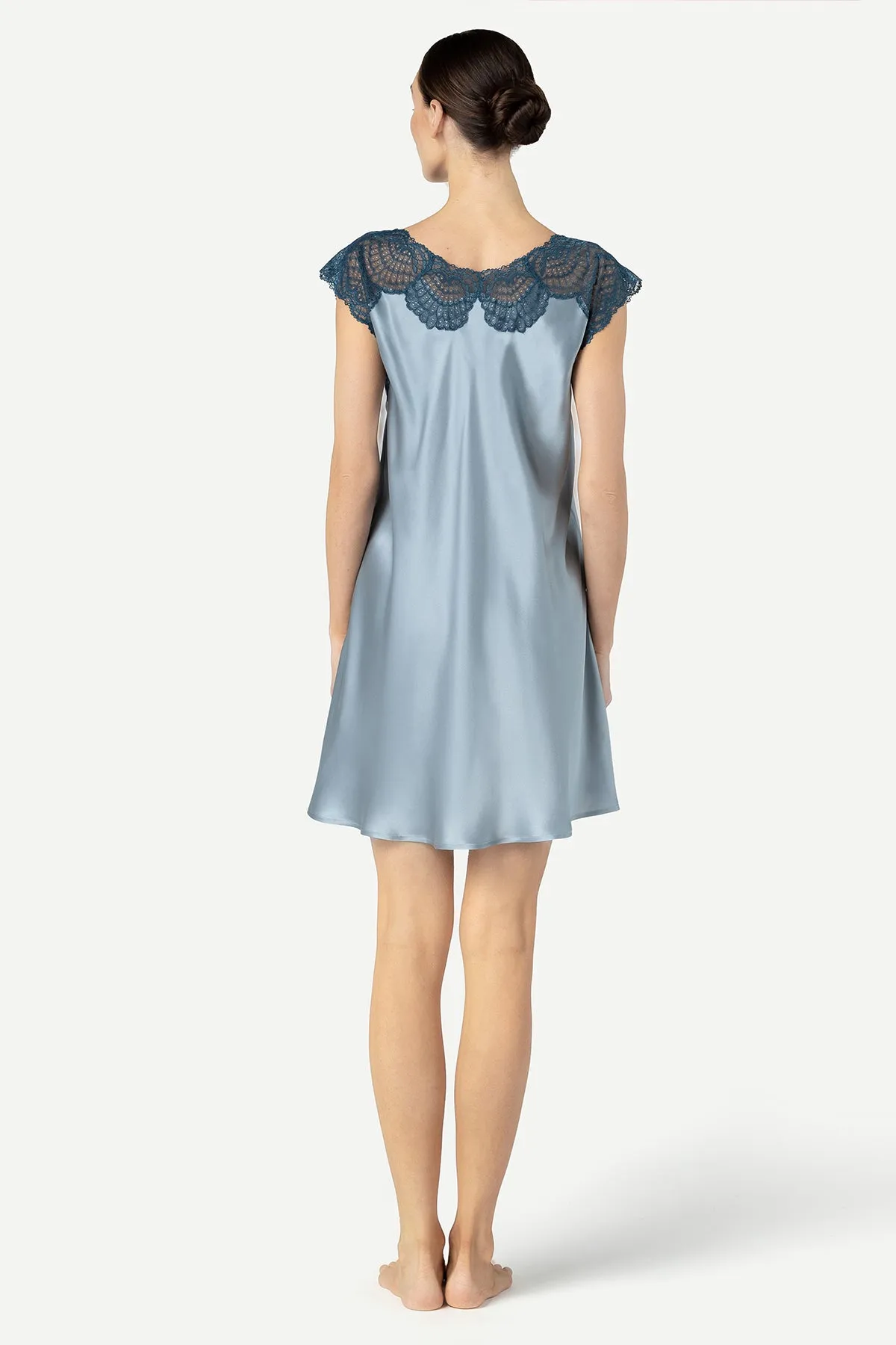 Alice Feminine Lounge Silk Housedress