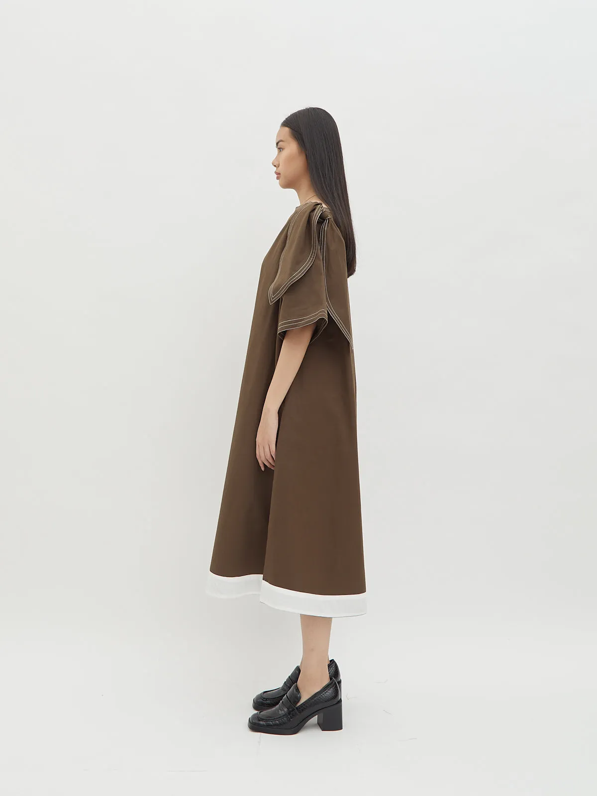 Aurora Knot Shoulder Dress