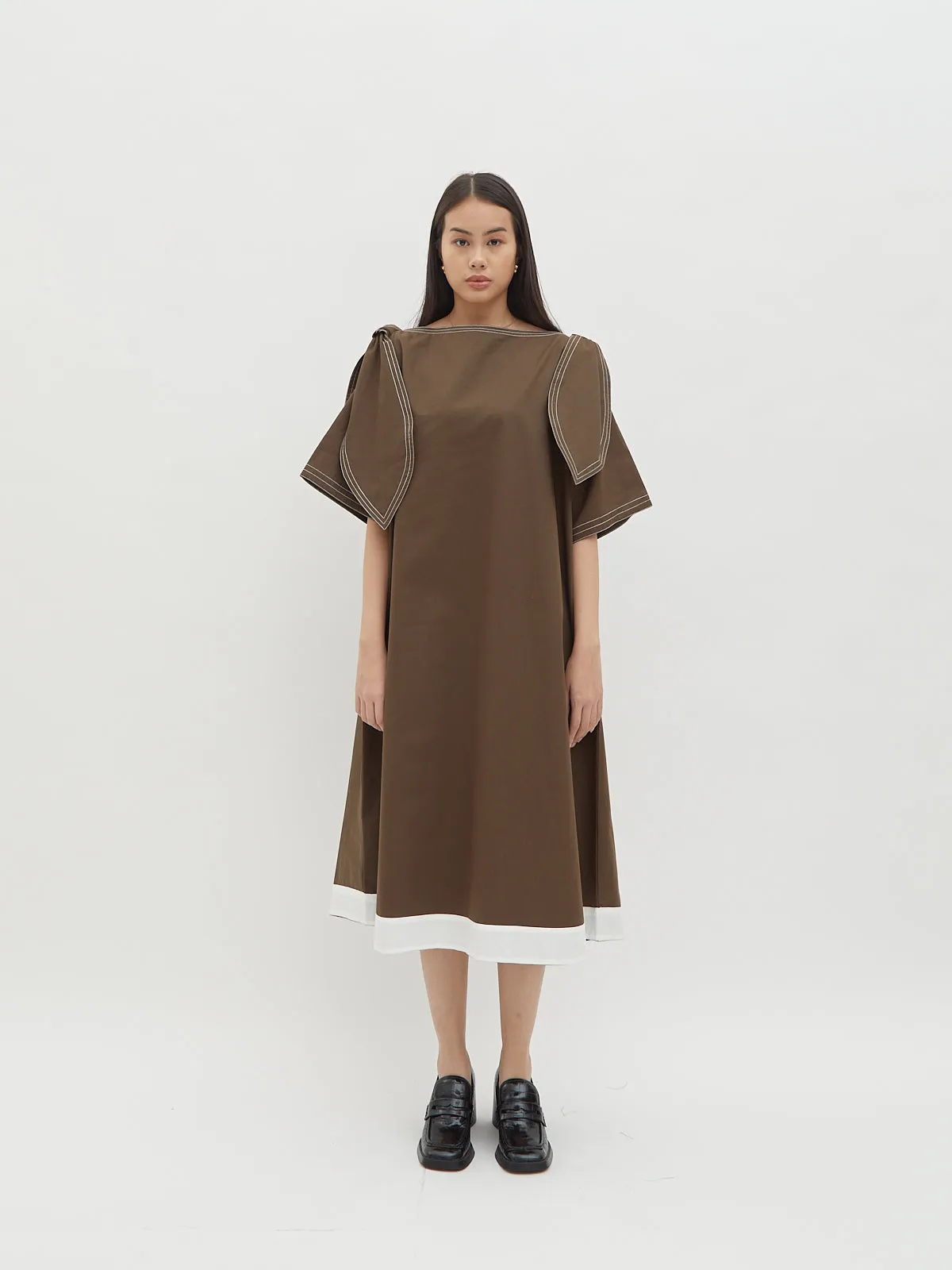 Aurora Knot Shoulder Dress