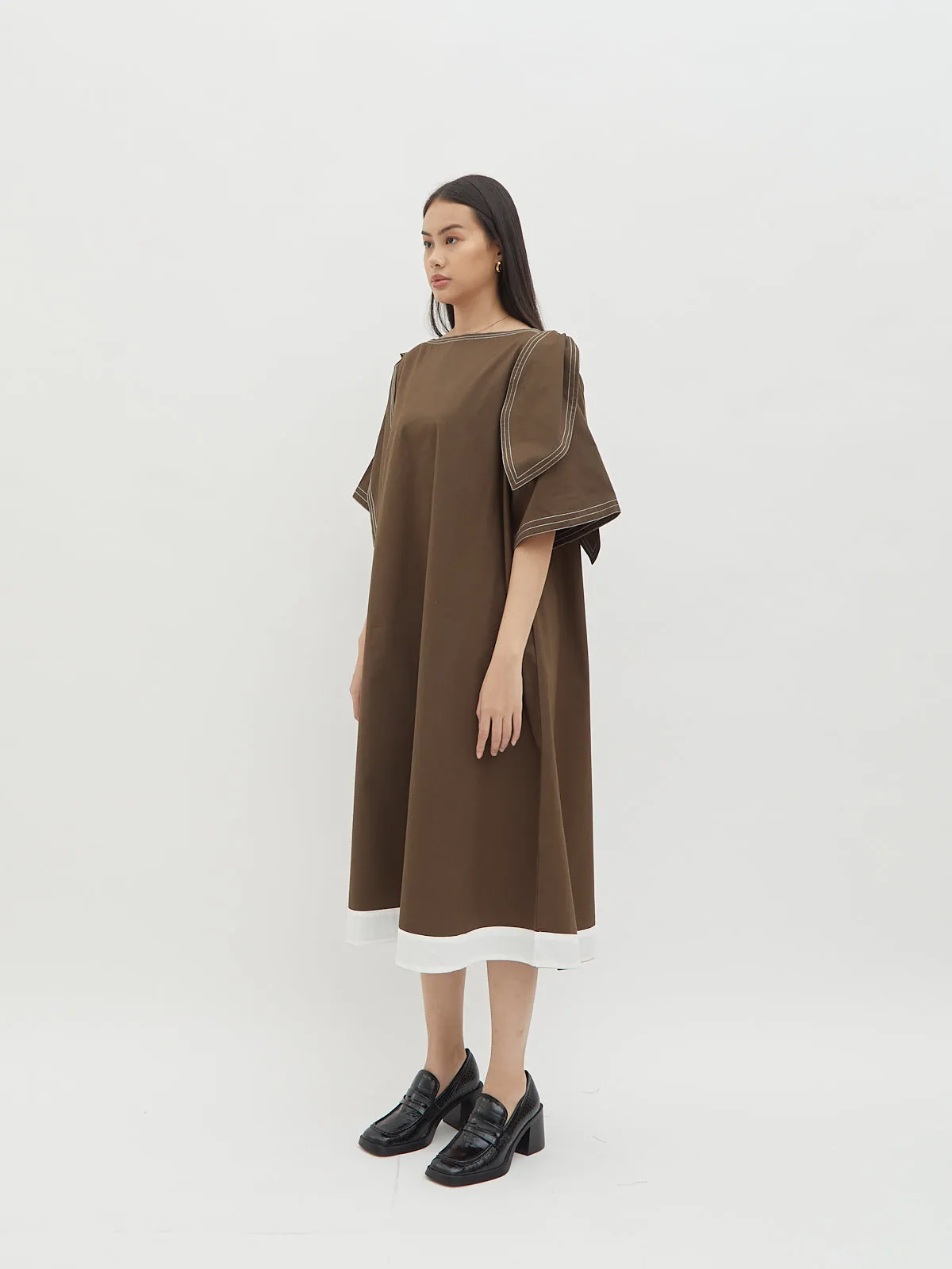 Aurora Knot Shoulder Dress