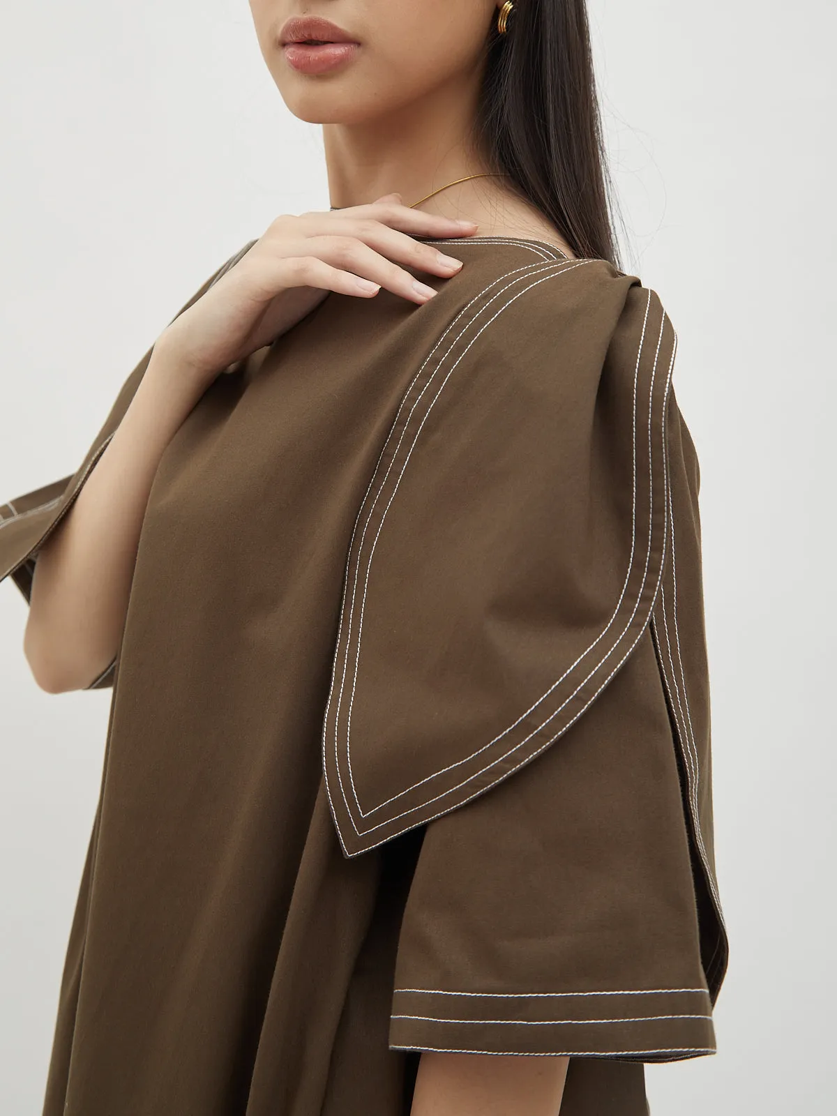 Aurora Knot Shoulder Dress