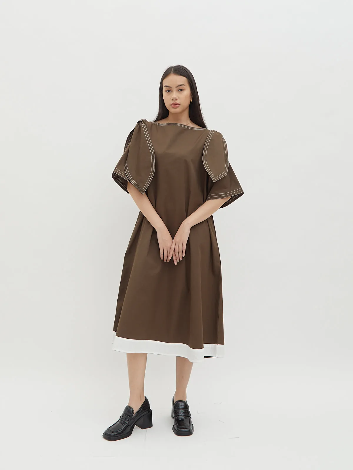 Aurora Knot Shoulder Dress