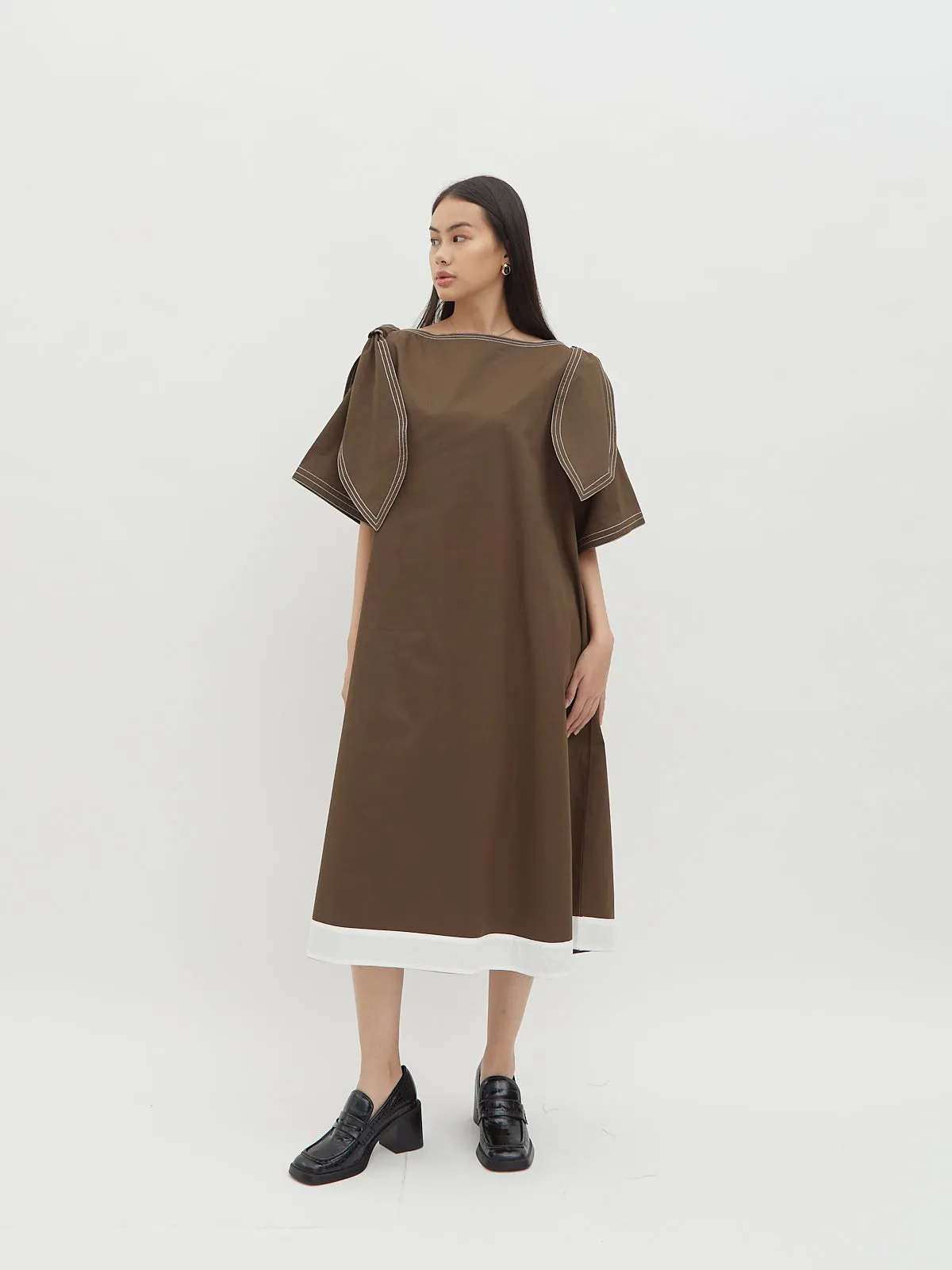 Aurora Knot Shoulder Dress