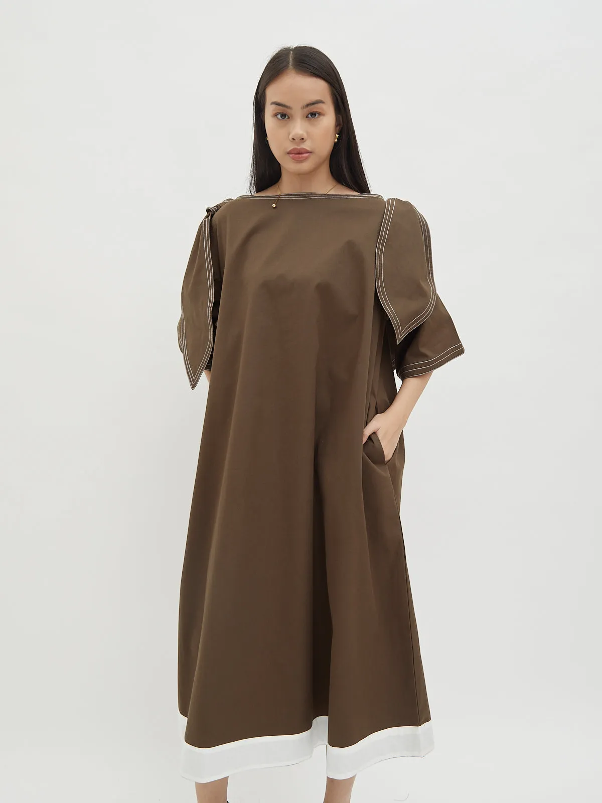 Aurora Knot Shoulder Dress