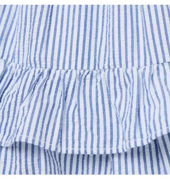 Baby Striped Seersucker Matching Set