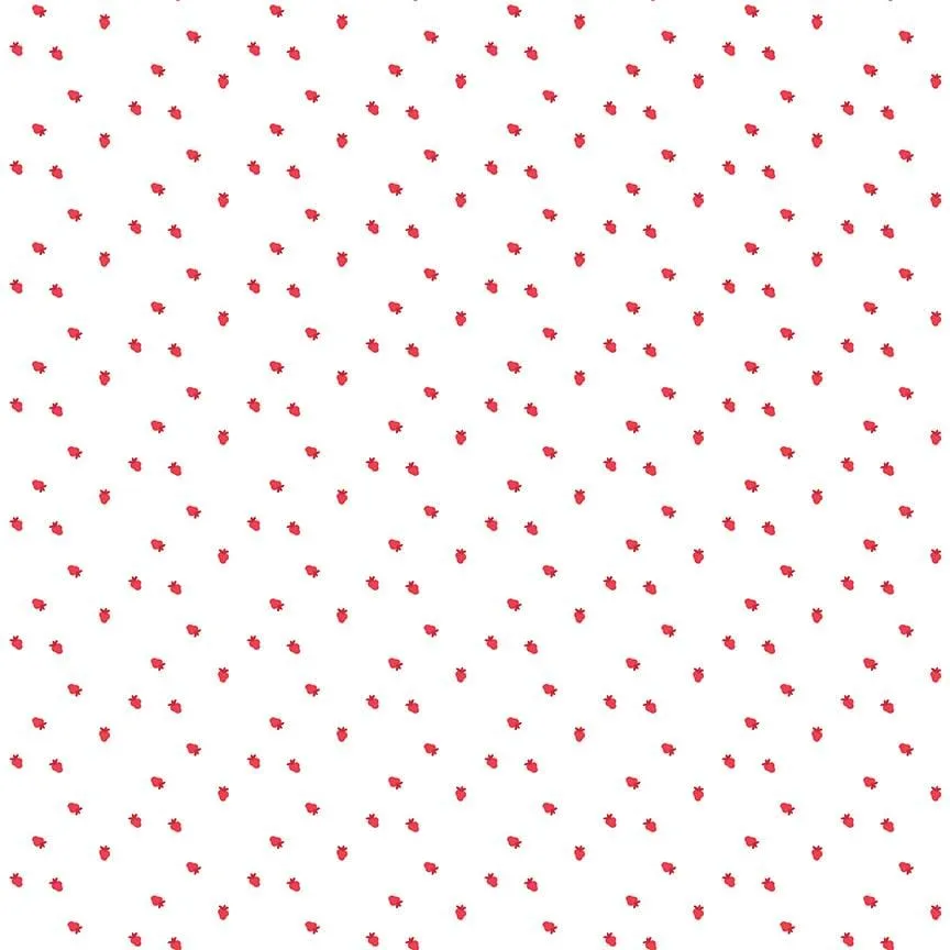 Cheerfully Red - Berries White