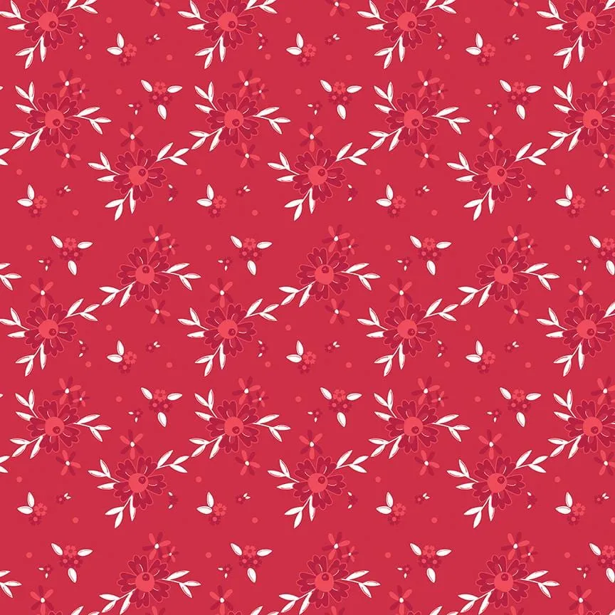 Cheerfully Red - Ditzy Gingham Red