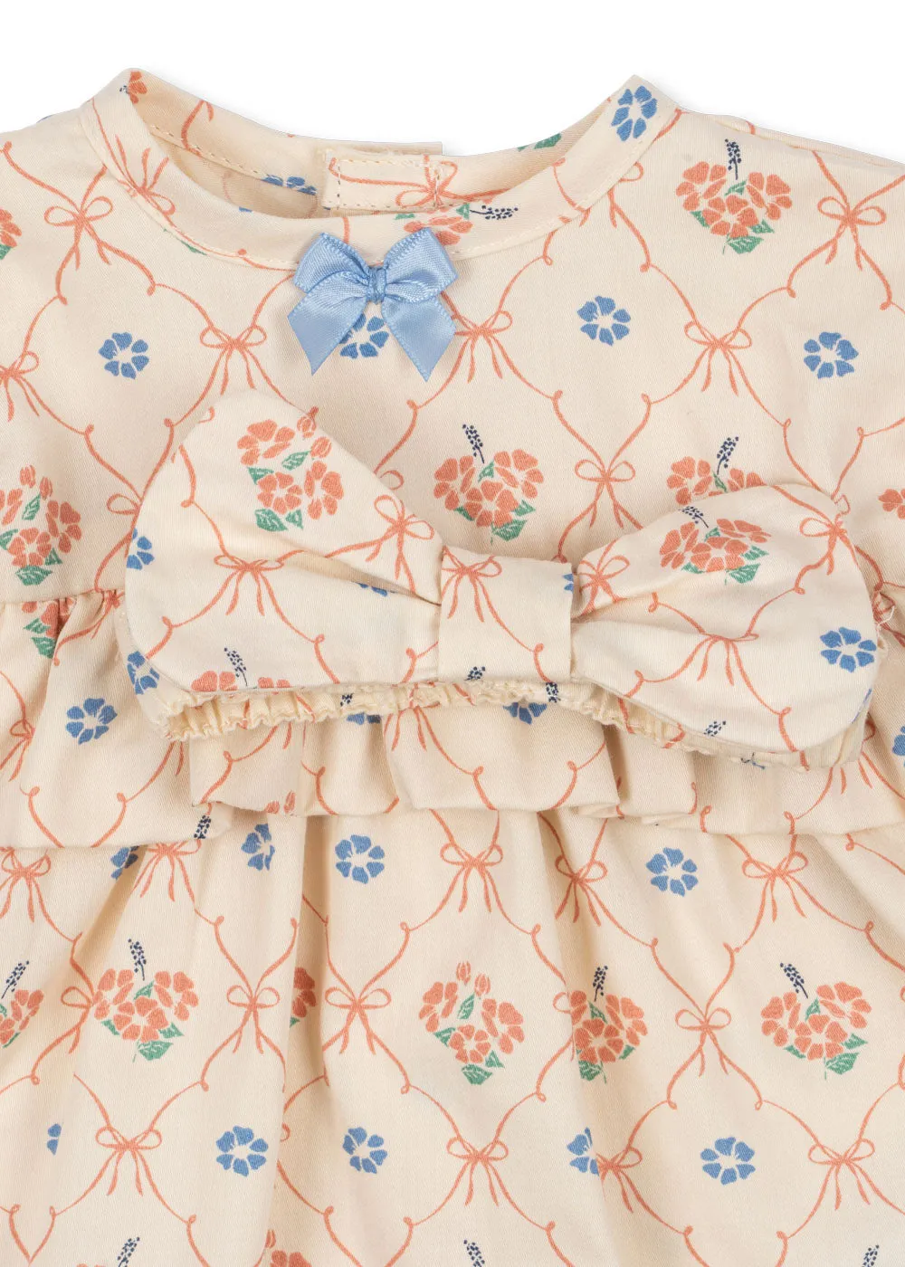Doll Clothes - Dress & Ribbon Set - Fleur Decor