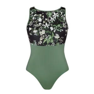 Energetiks Natalie Open Back Leotard | Fern (Adult)
