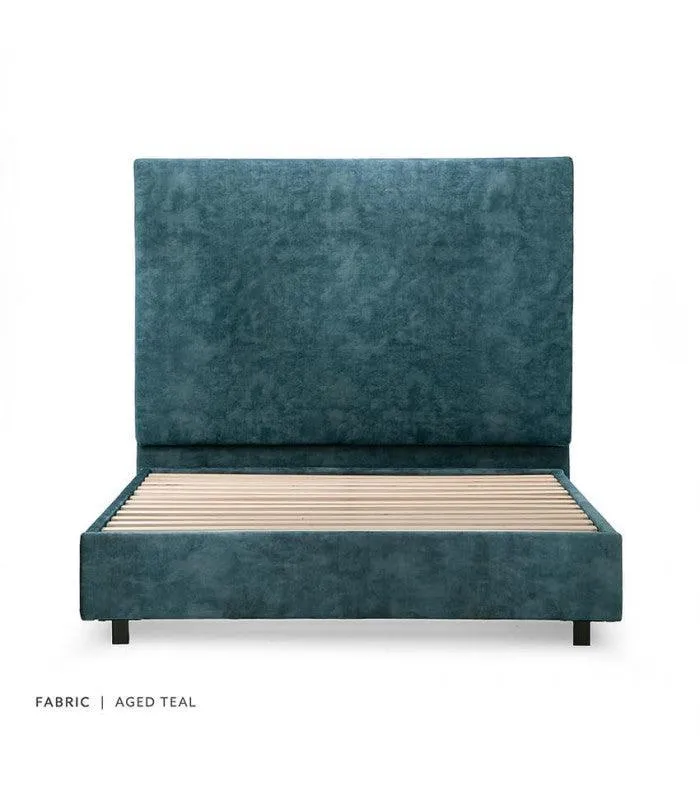 Figure It Out Tiffany Headboard and Velvet Base