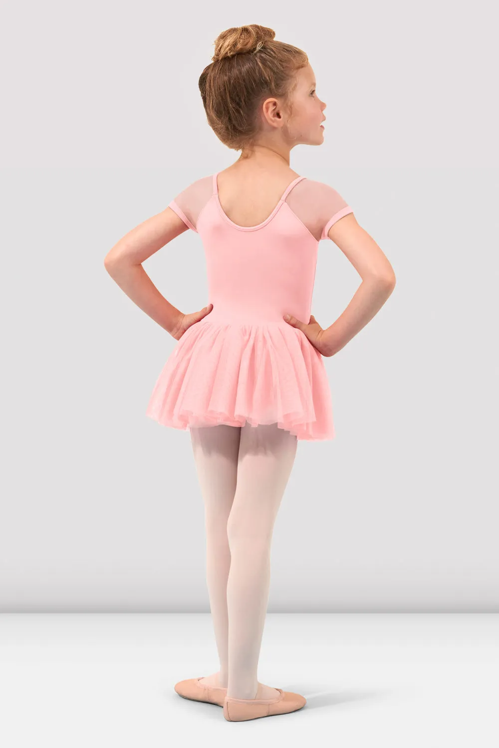 Girls Dora Cap Sleeve Tutu Leotard