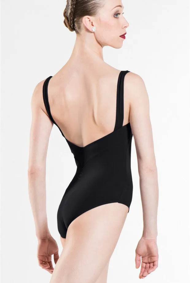 Glissade -- Women's Tank Leotard -- Black