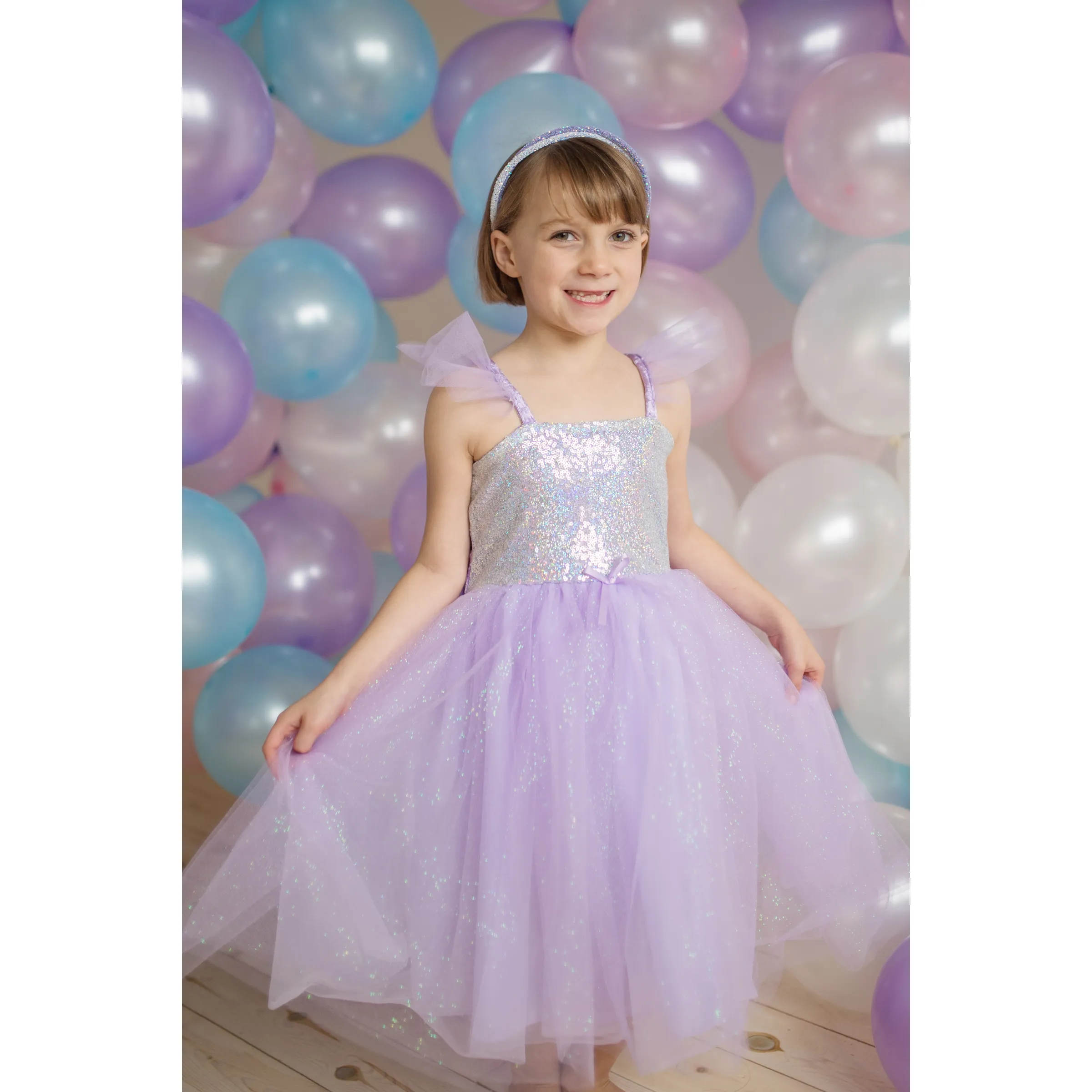 Great Pretenders Sequins Princess Dress Lilac Size 7/8