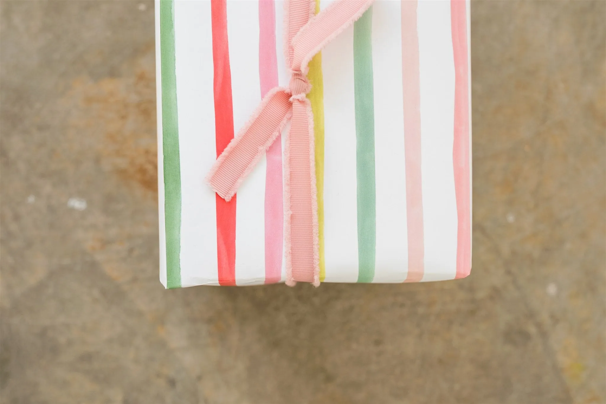 Happy Stripes Gift Wrap