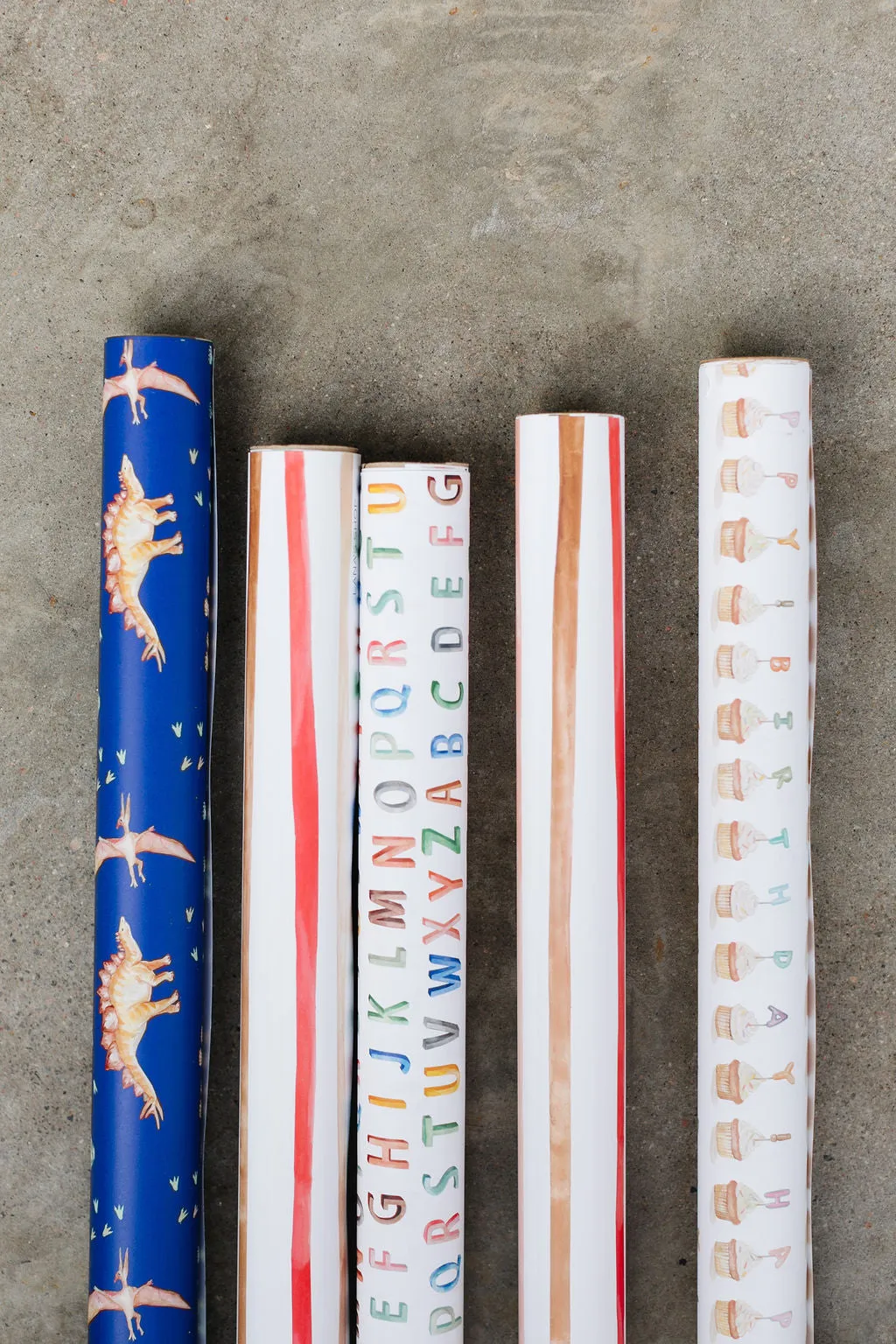 Happy Stripes Gift Wrap