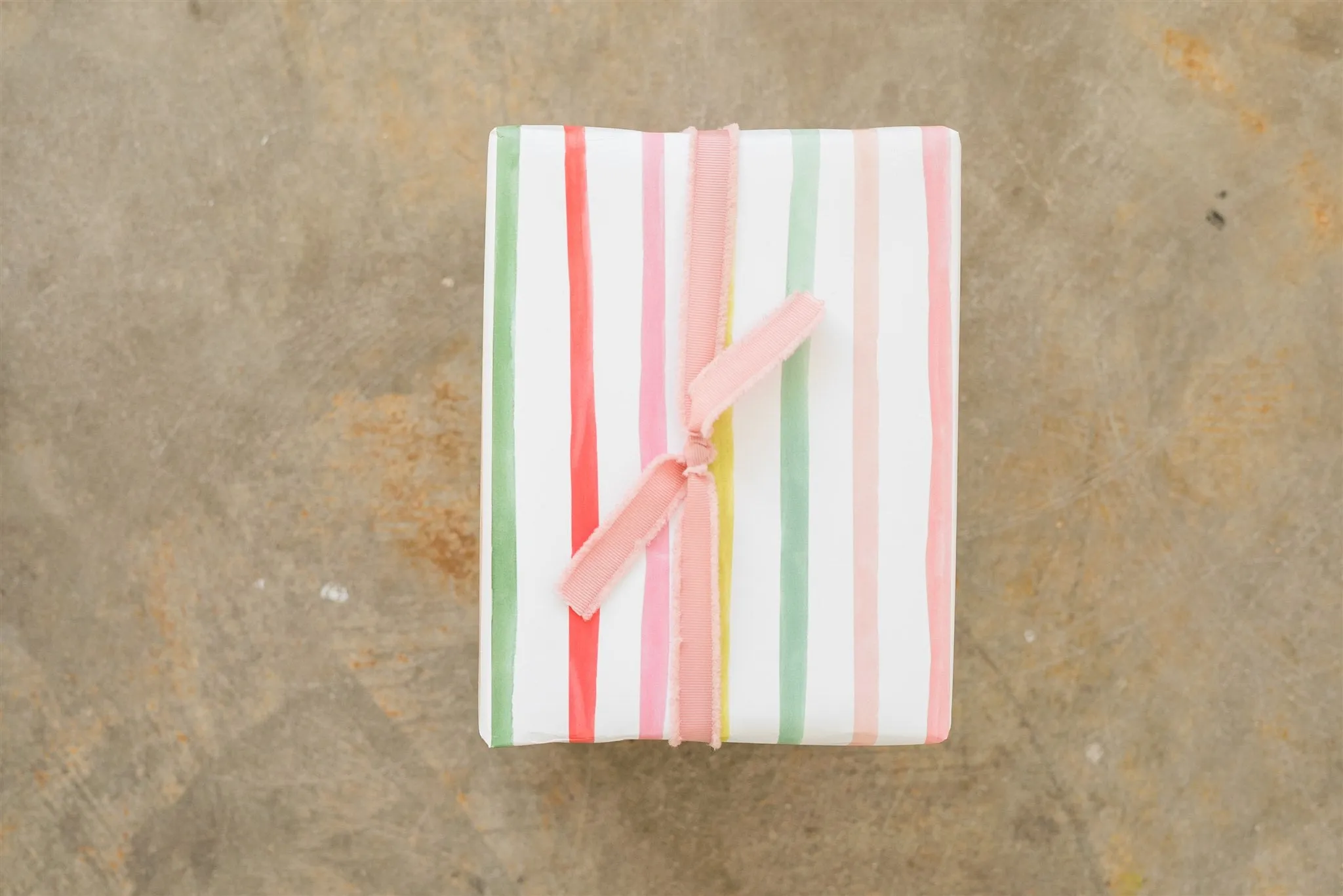 Happy Stripes Gift Wrap