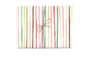 Happy Stripes Gift Wrap