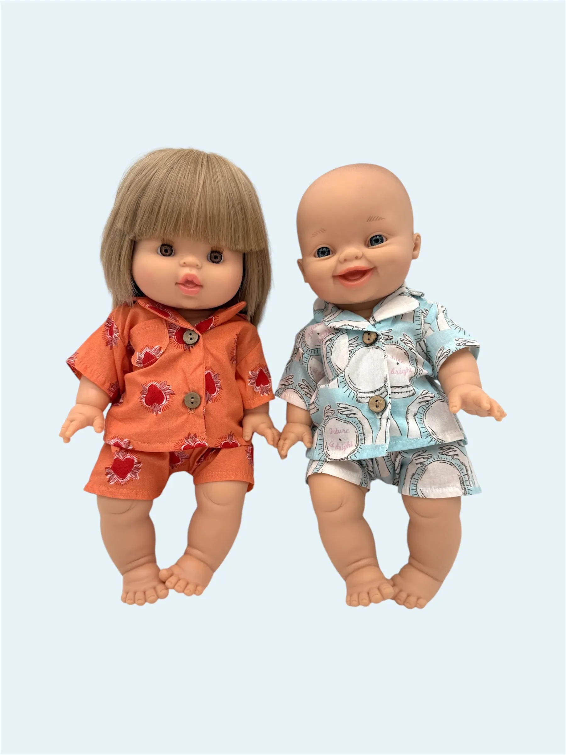 HOLIDAY EXCLUSIVE | Pajama Set - Orange Heart