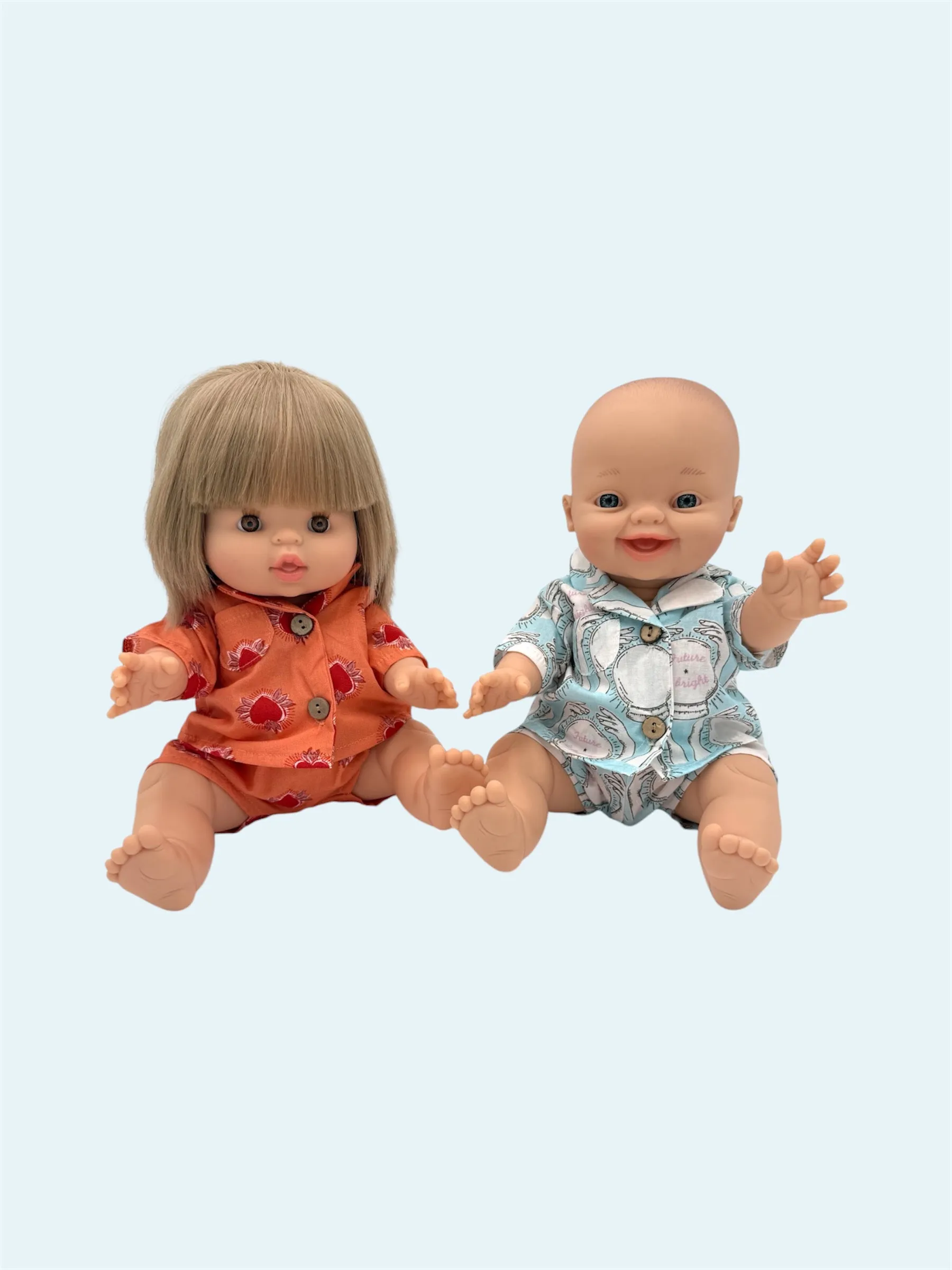 HOLIDAY EXCLUSIVE | Pajama Set - Orange Heart