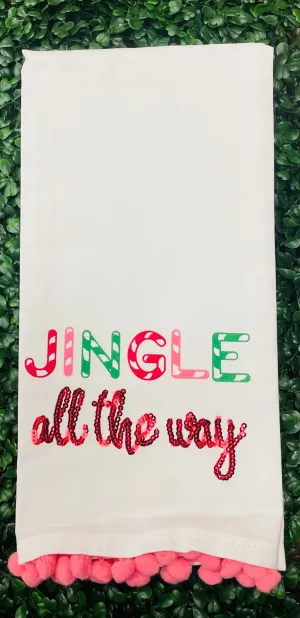 Jingle All The Way Hand Towel