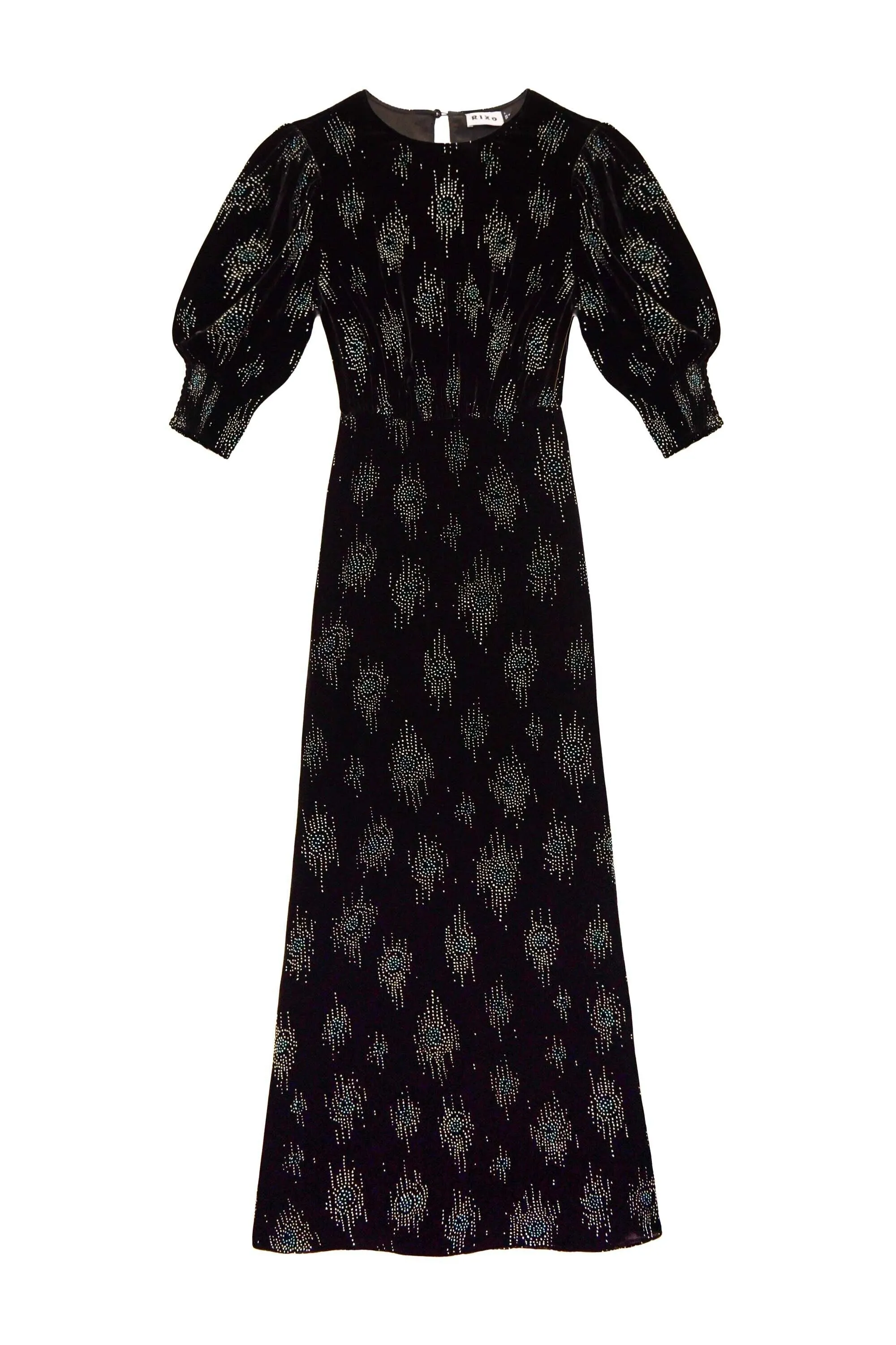 lucile - droplet glitter black