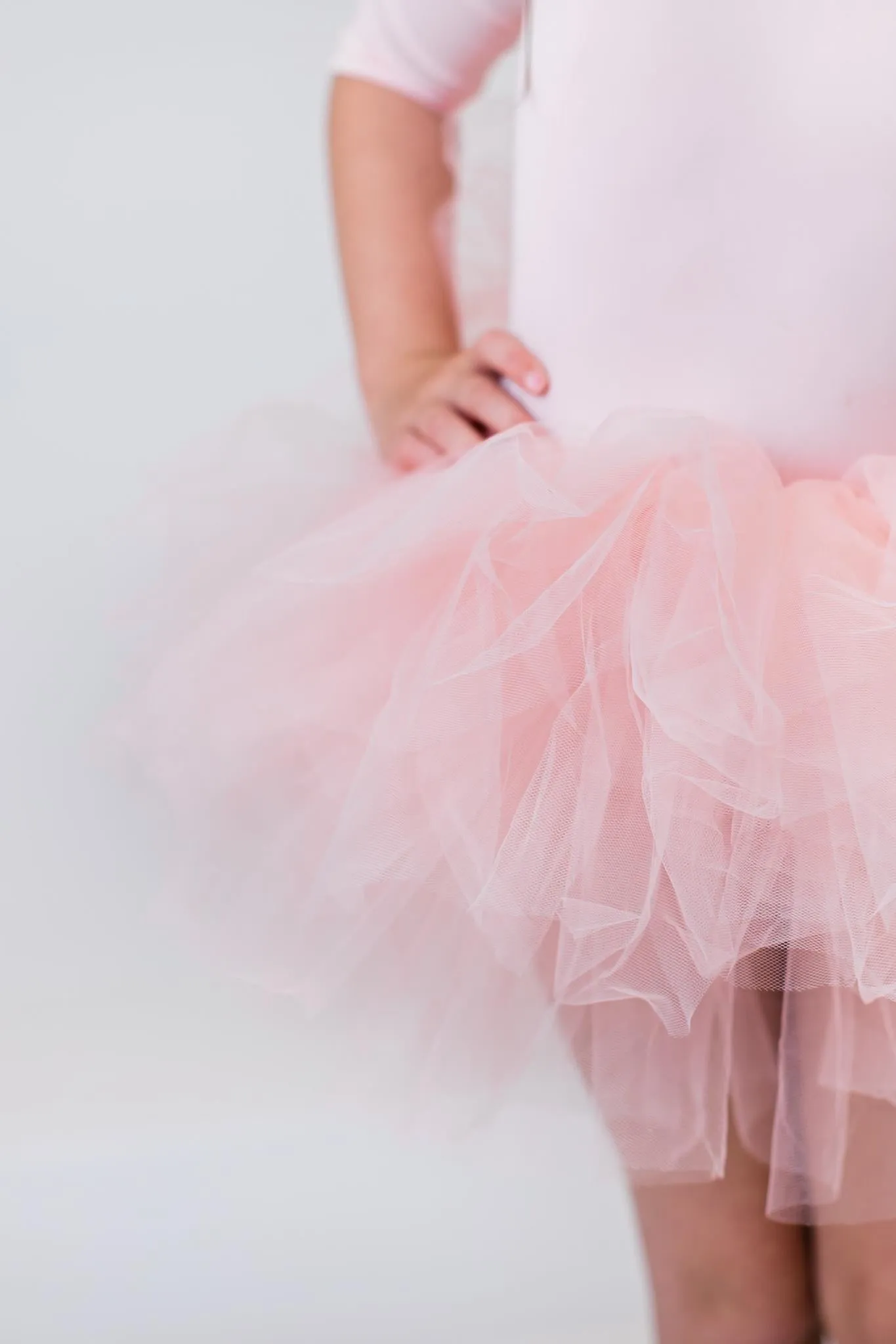 Mila & Rose Pink 3/4 Leotard Tutu Dress