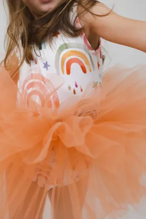 Mila & Rose Tonal Rainbow Tank Leotard Tutu Dress