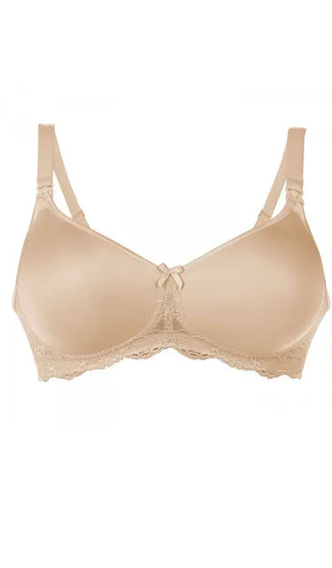 Miss Lovely Molded Full Cup Nursing Bra in Desert
