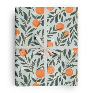 Orange Vine Gift Wrap