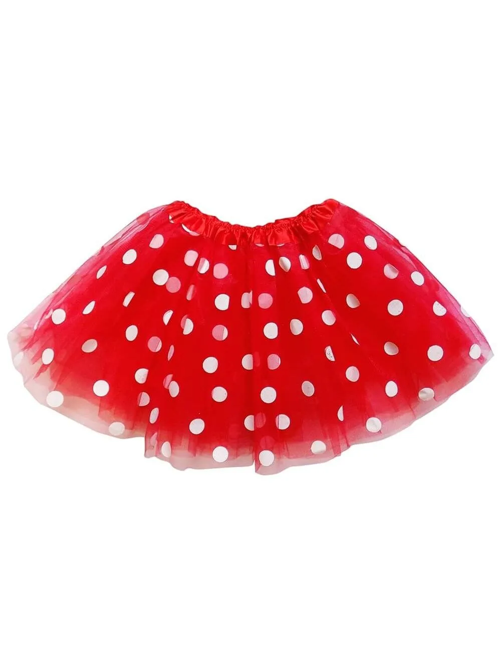 Polka Dot Costume Tutu Skirt - Teen, Adult, Plus, & Extra Plus Size