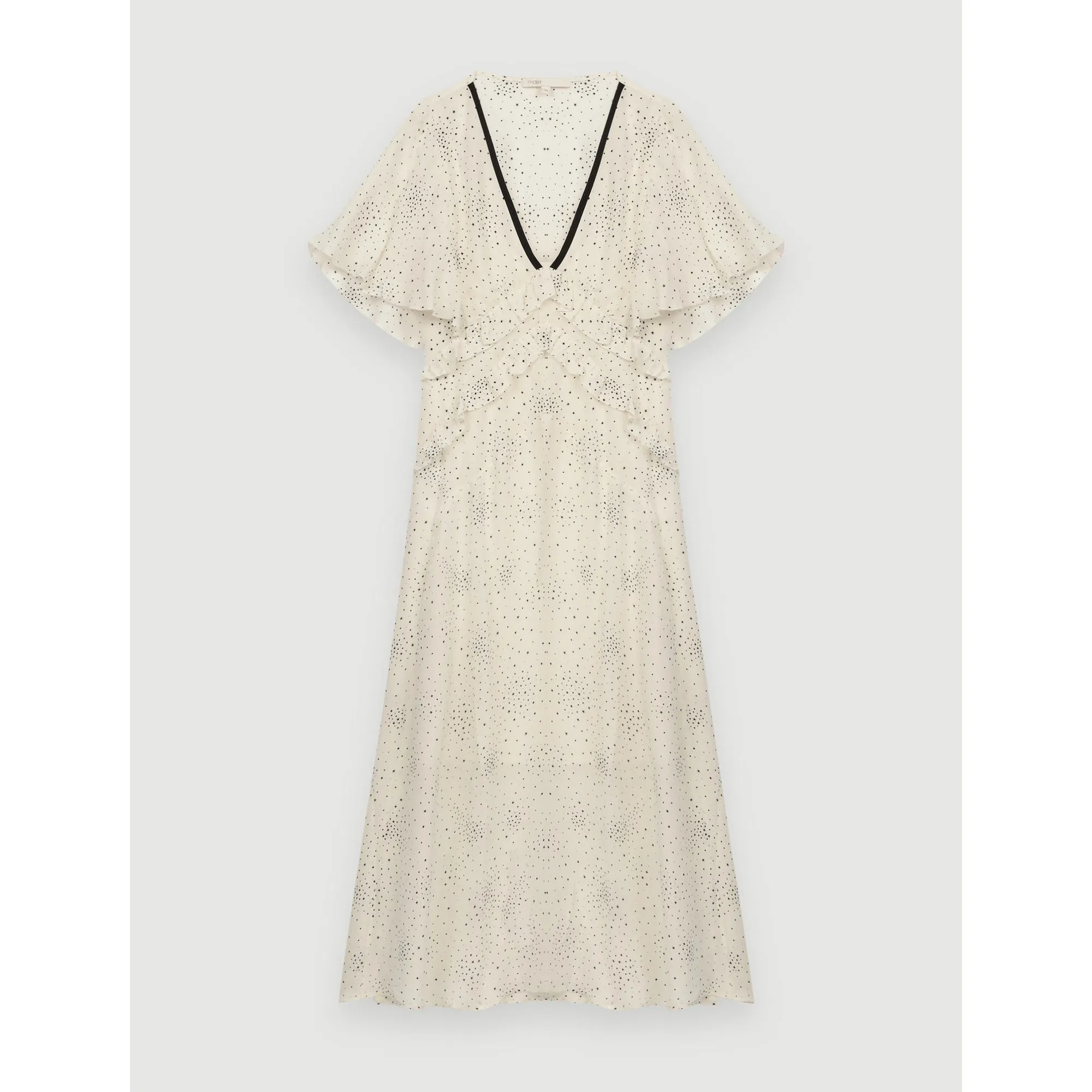 Racky Dress - Ecru / Black
