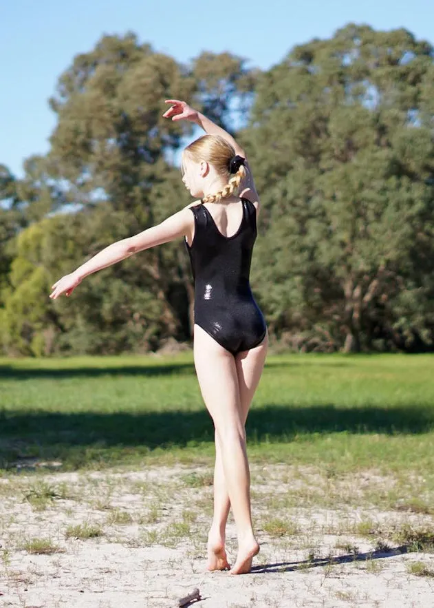 RSG-105 Sleeveless Leotard - Black