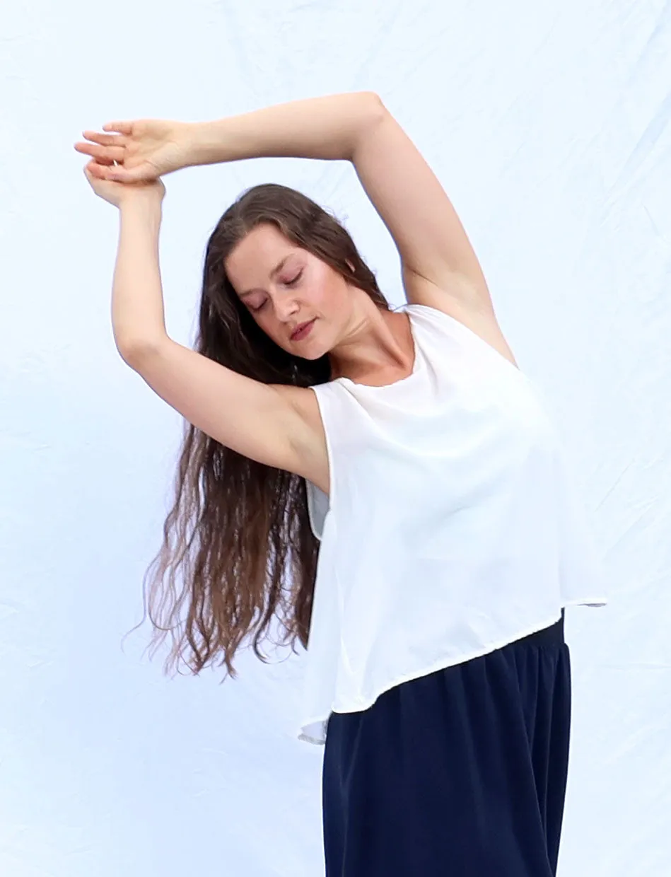 Silk Everyday Wanderer Cropped Shirt