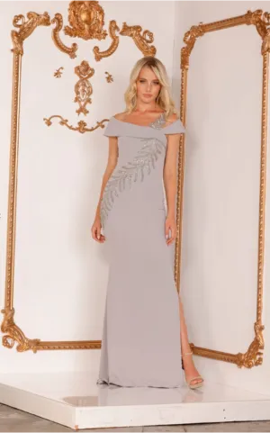 Terani - 2111M5289 - Mother Of The Bride Dress With Asymmetric Embellishments