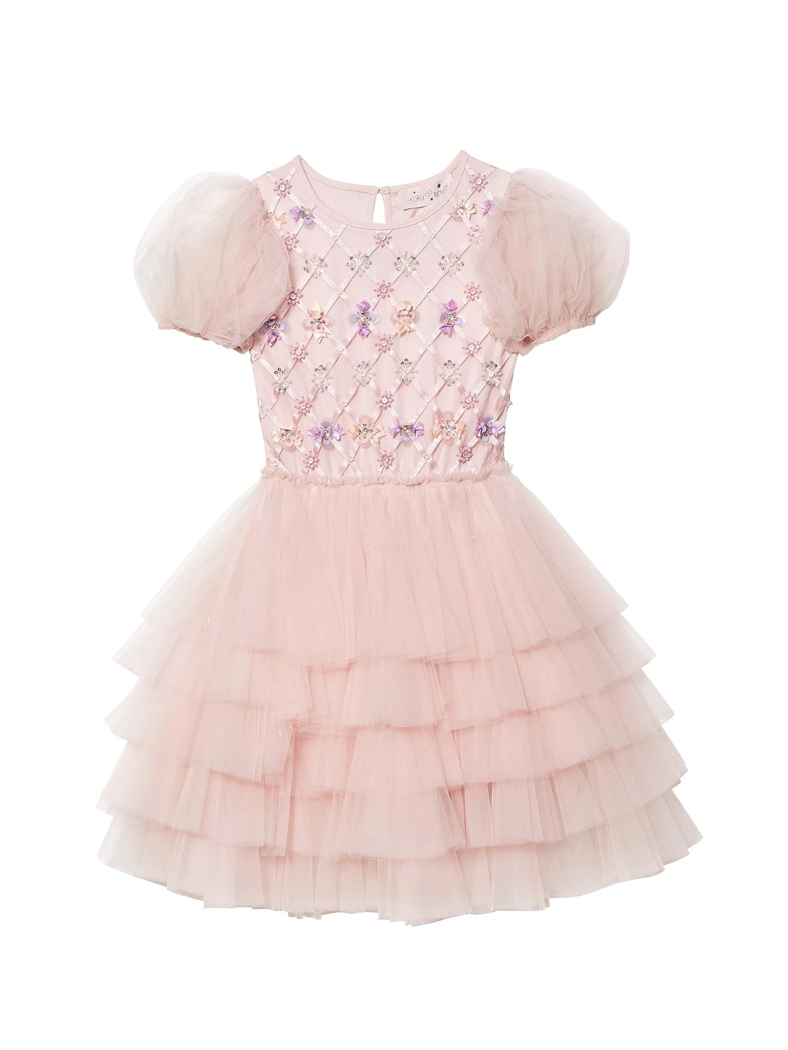 Tutu Du Monde Floral Lattice Tutu Dress
