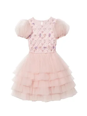 Tutu Du Monde Floral Lattice Tutu Dress